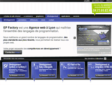 Tablet Screenshot of developpement.epfactory.com